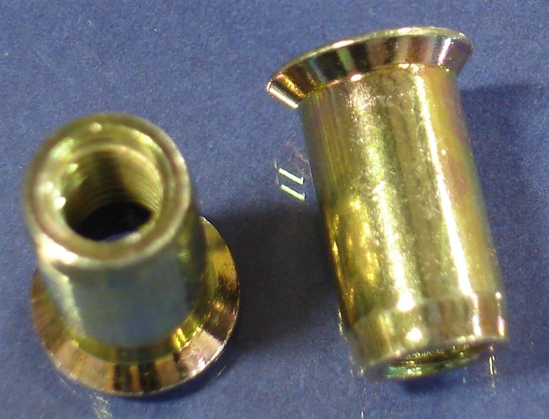Countersink Smooth Body Metric Rivet Nuts